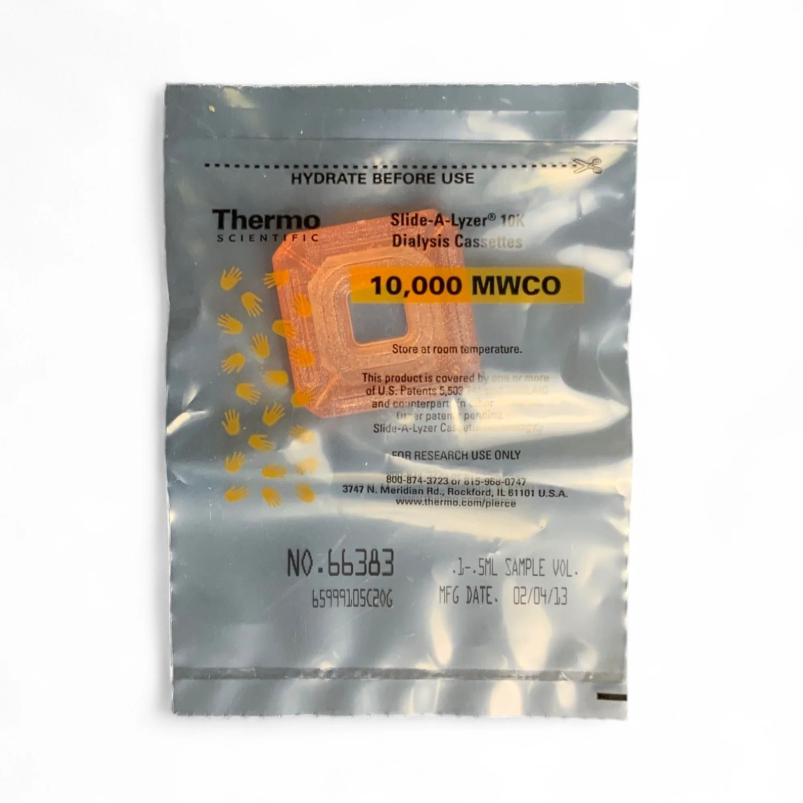 Thermo Scientific Slide-A-Lyzer Dialysis Cassette(Extra Strength) 66383