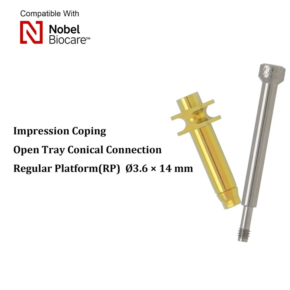 US Implant Scan Body / Analog / Transfer Coping for Nobel Biocare Active