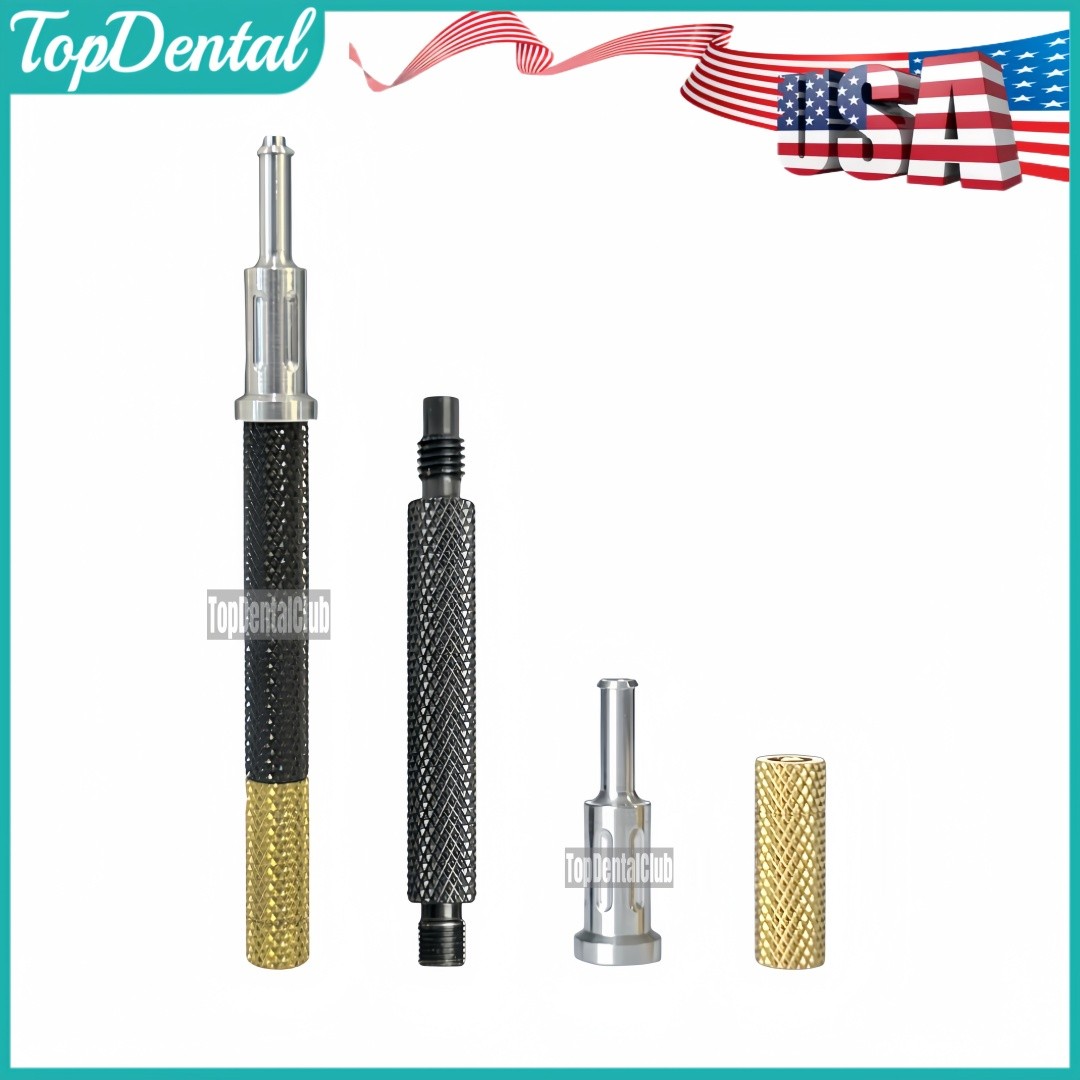USA Dental 3-in-1 Locator Core Tool Implant Overdenture Attachment Retention Cap