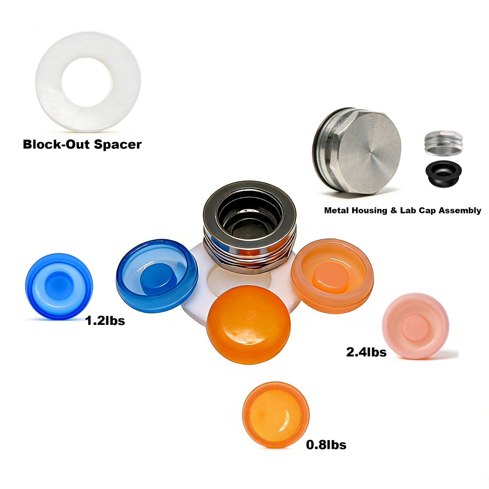 US Dental Overdenture repairs Replacement locator Male Implants Cap Inserts Set