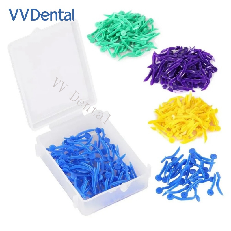 Dental Wedges Tooth Gap Wedge Plastic Concave Design Diastema Fits Palodent