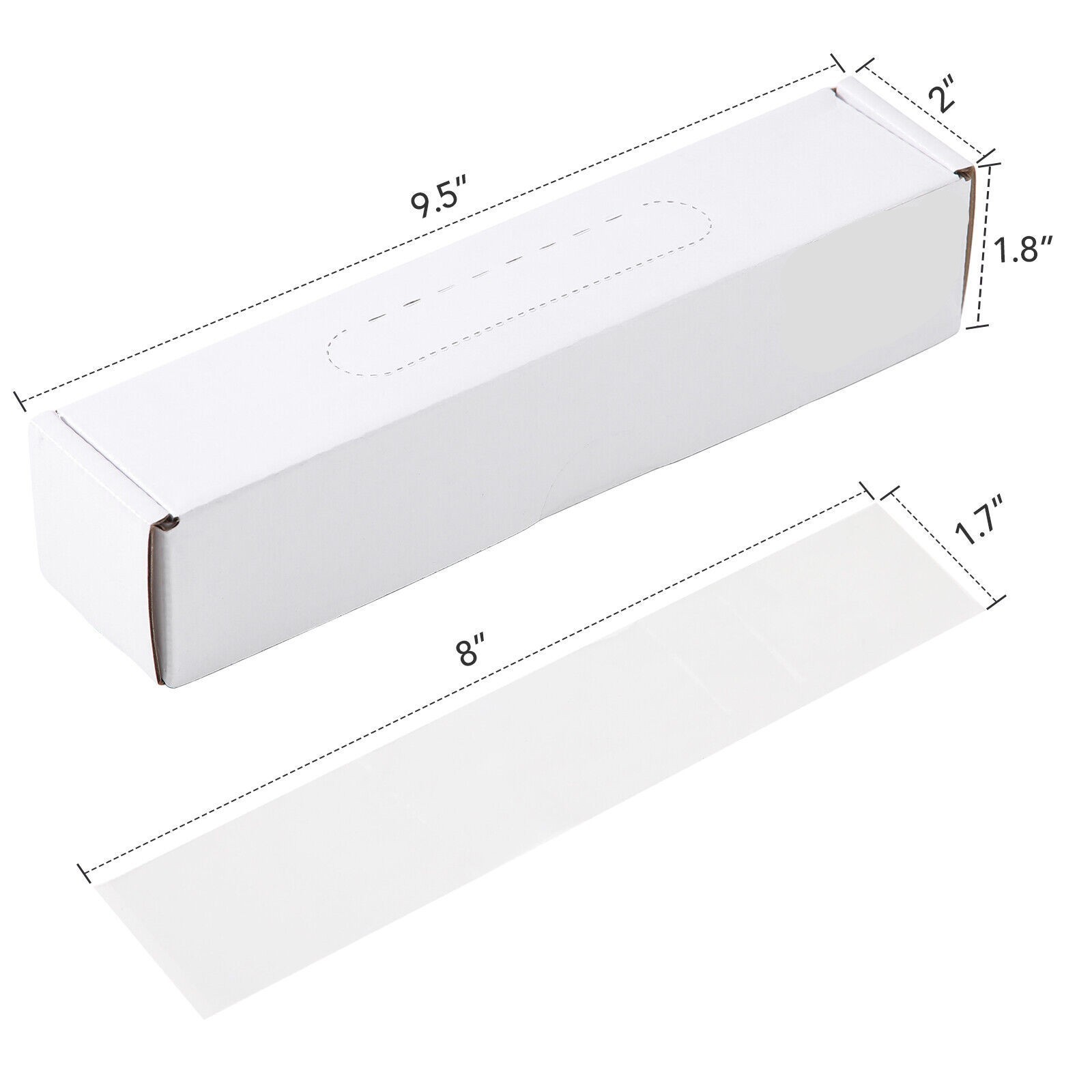 500/box X-Ray Sensor Sleeves 8″ x 1-3/8″ Disposable Dental Barrier Cover Film
