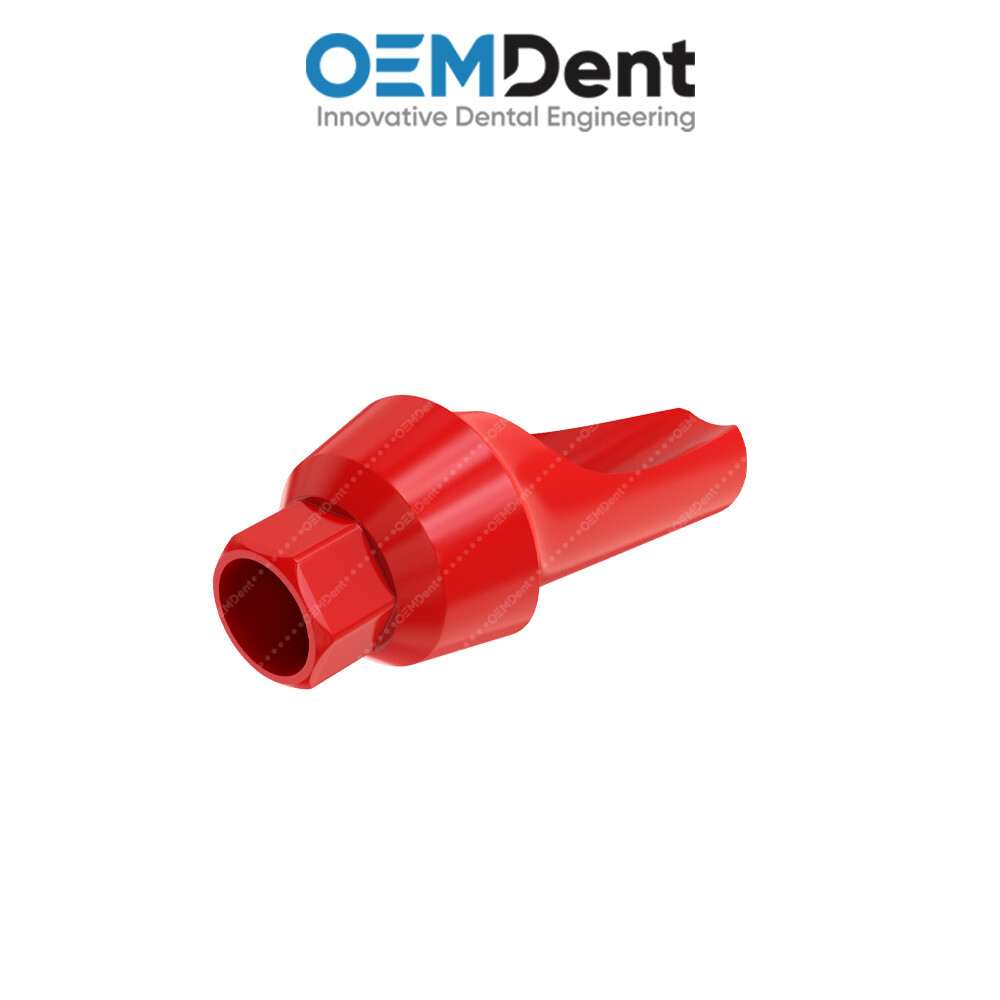 Angulated Anatomic Castable Prosthetic 15° – Zimmer® Int Hex 2.42mm Compatible
