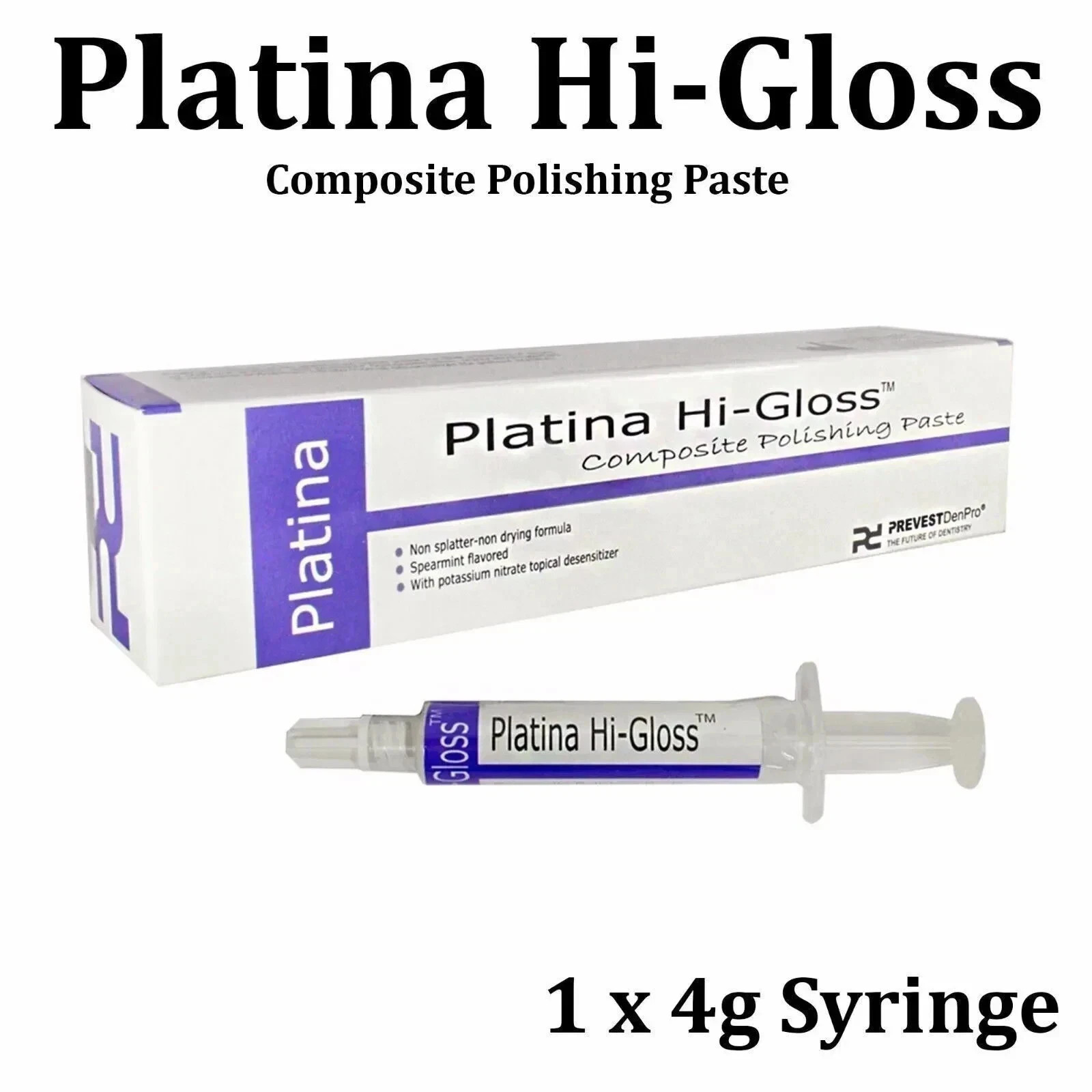 Teeth Crown 4 gm Dental Platina Hi-Gloss Composite Polishing Paste Prevest( FS)