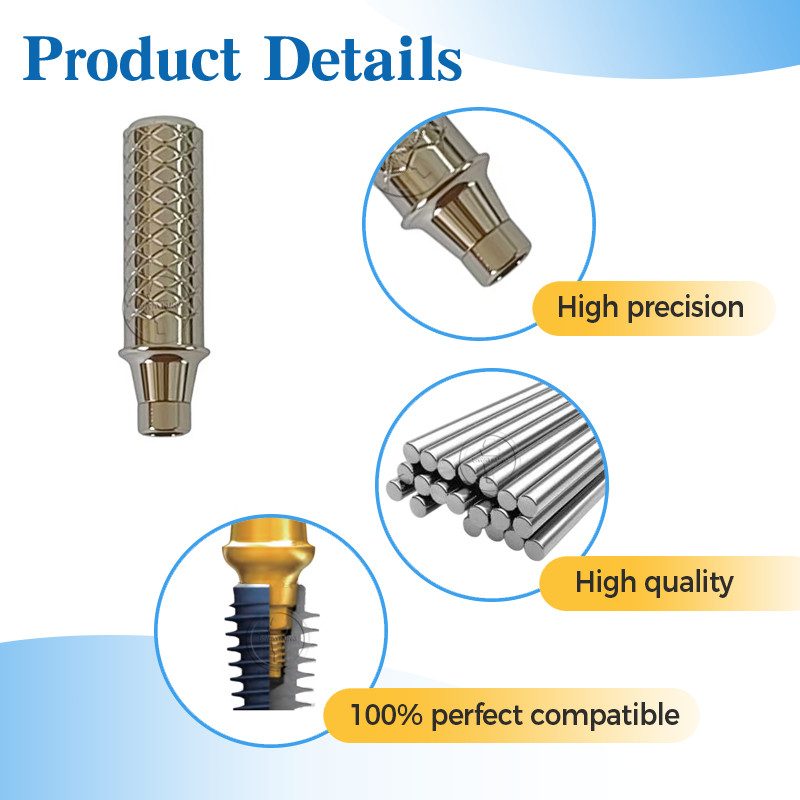 3/5/10/20 Pcs Temporary Cylinder Abutment Mini/Regular compatible with Osstem TS