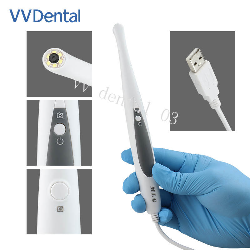 Dental LED Intraoral Camera USB 13MP High Resolution 6mm Super Mini Lens