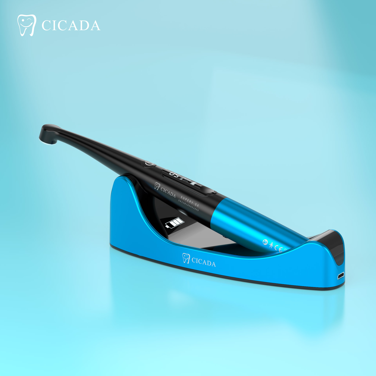 Cicada LED Curing Light -10W & 4 bulb-lithium ion battery CV-215 (G6)A