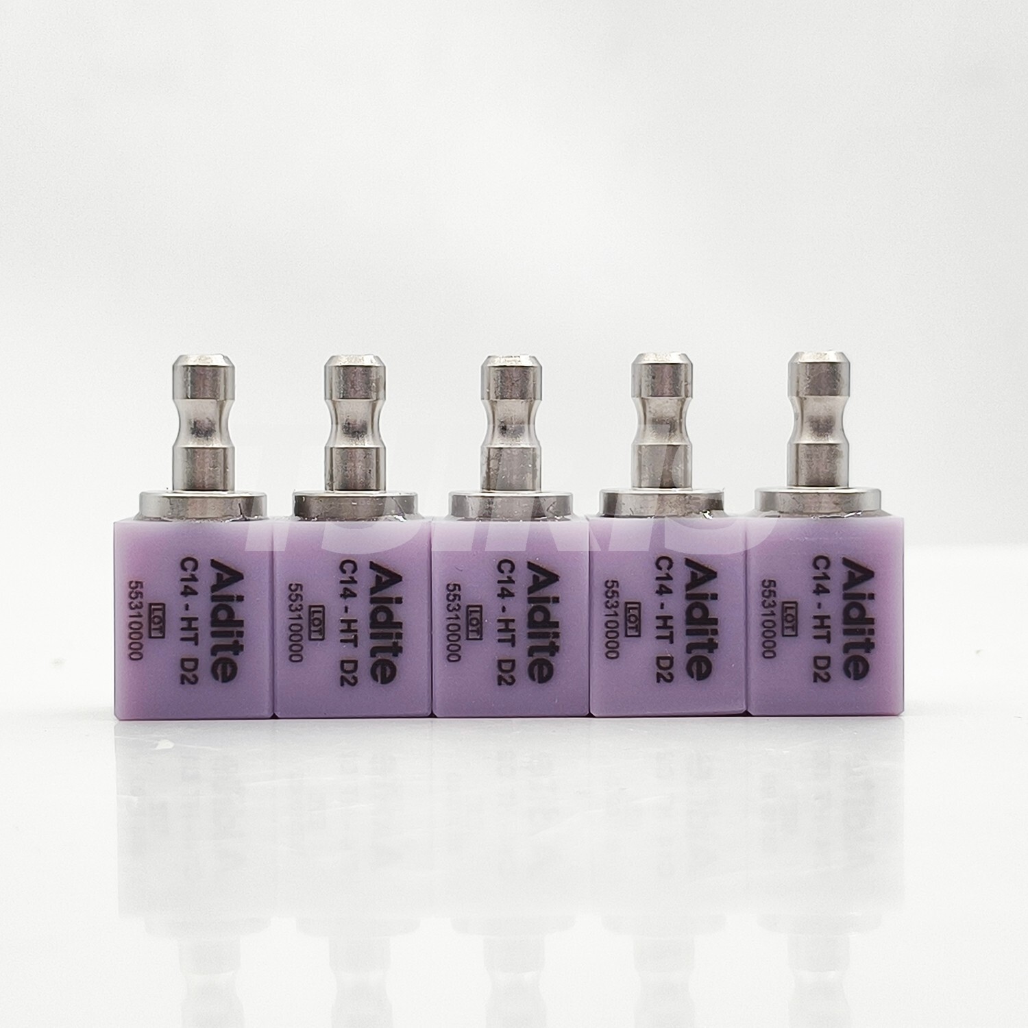 5Pcs Dental Glass Ceramic Lithium Dislicate Blocks for Sirona Cerec Emax CAD/CAM