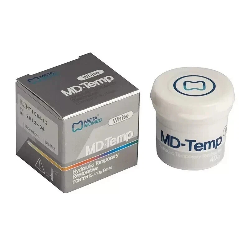 3x Dental META MD TEMP Easy to Apply Temporary Filling Material 40gm Jar #KOREA