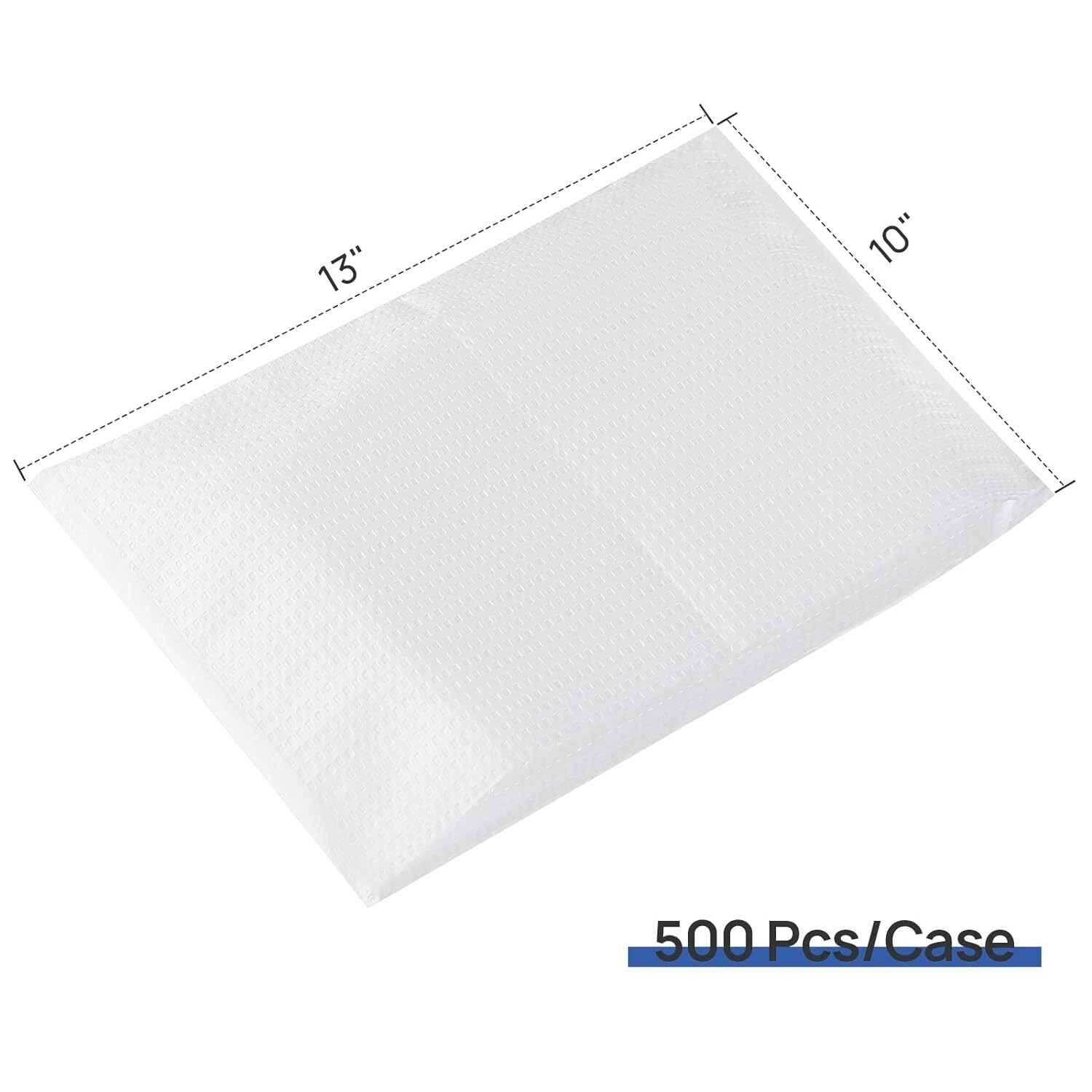 500PCS JMU Dental Headrest Covers Paper Chair Sleeve Waterproof 10″x13″ White