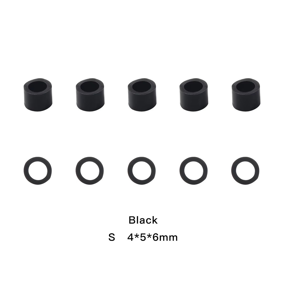 200Pcs Dental Hygienist Instrument Silicone Color Code Rings Autoclavable S+L