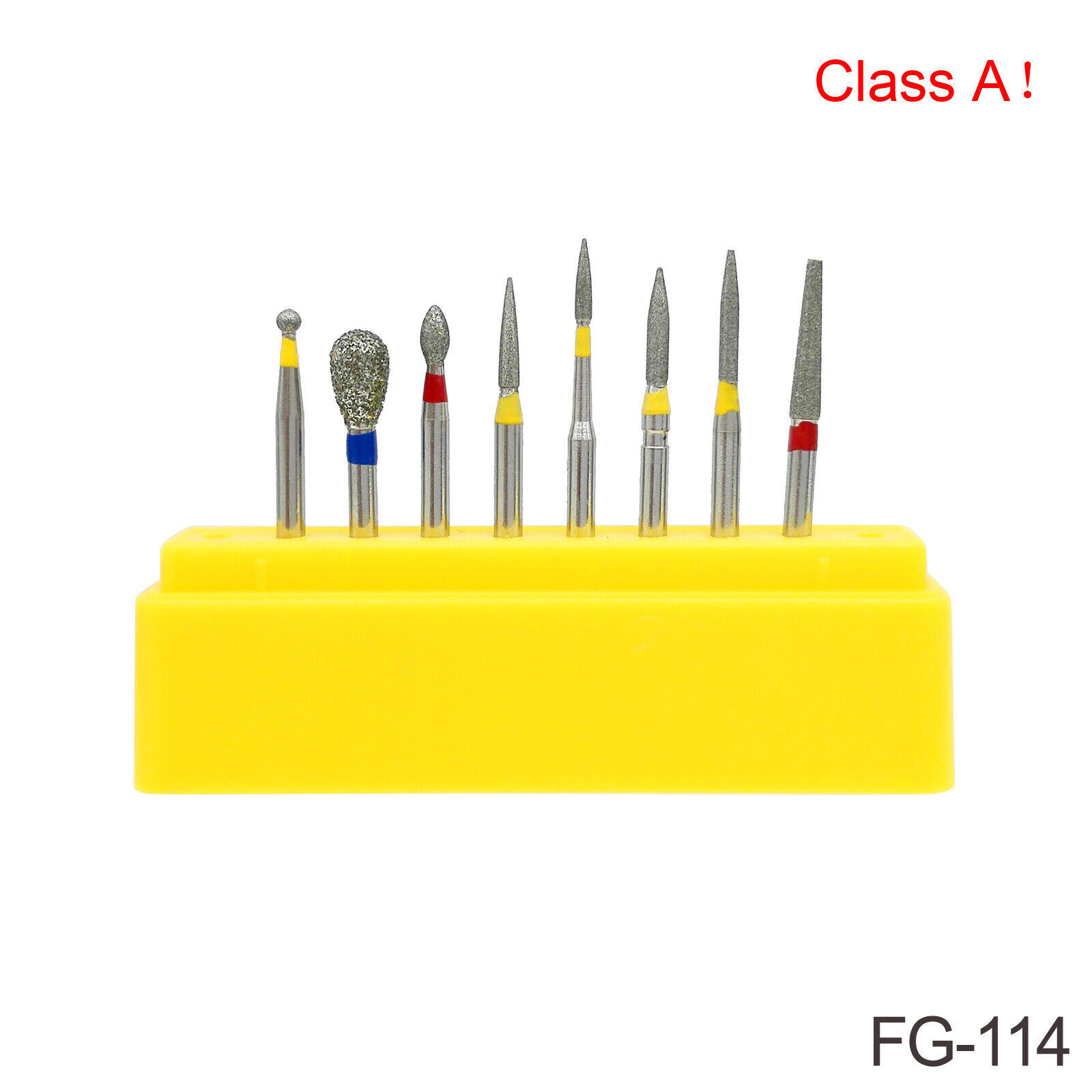 Dental Diamond Burs Drills FG Kit High Speed Handpiece 17 Types for Choice