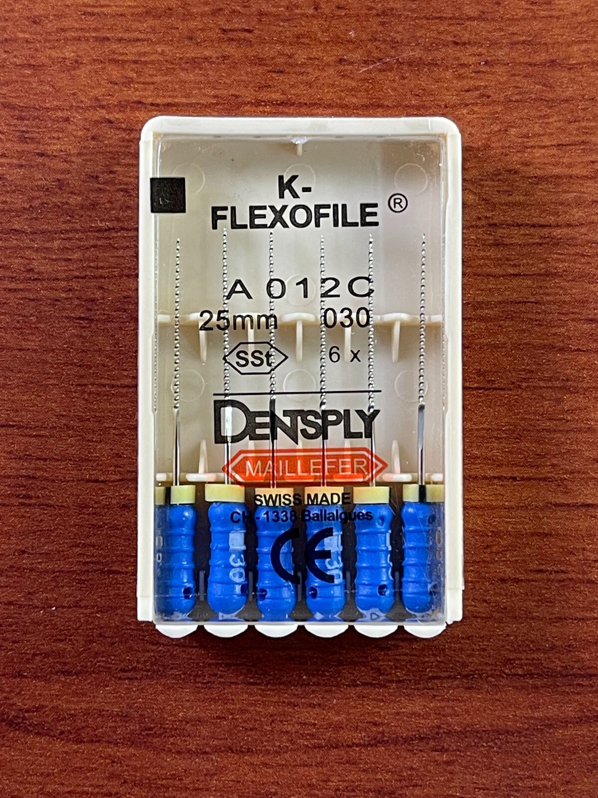 Dentsply Maillefer K-Flexo SS file Endodontic 21,25,31mm 1800 files/pk (300 Box)