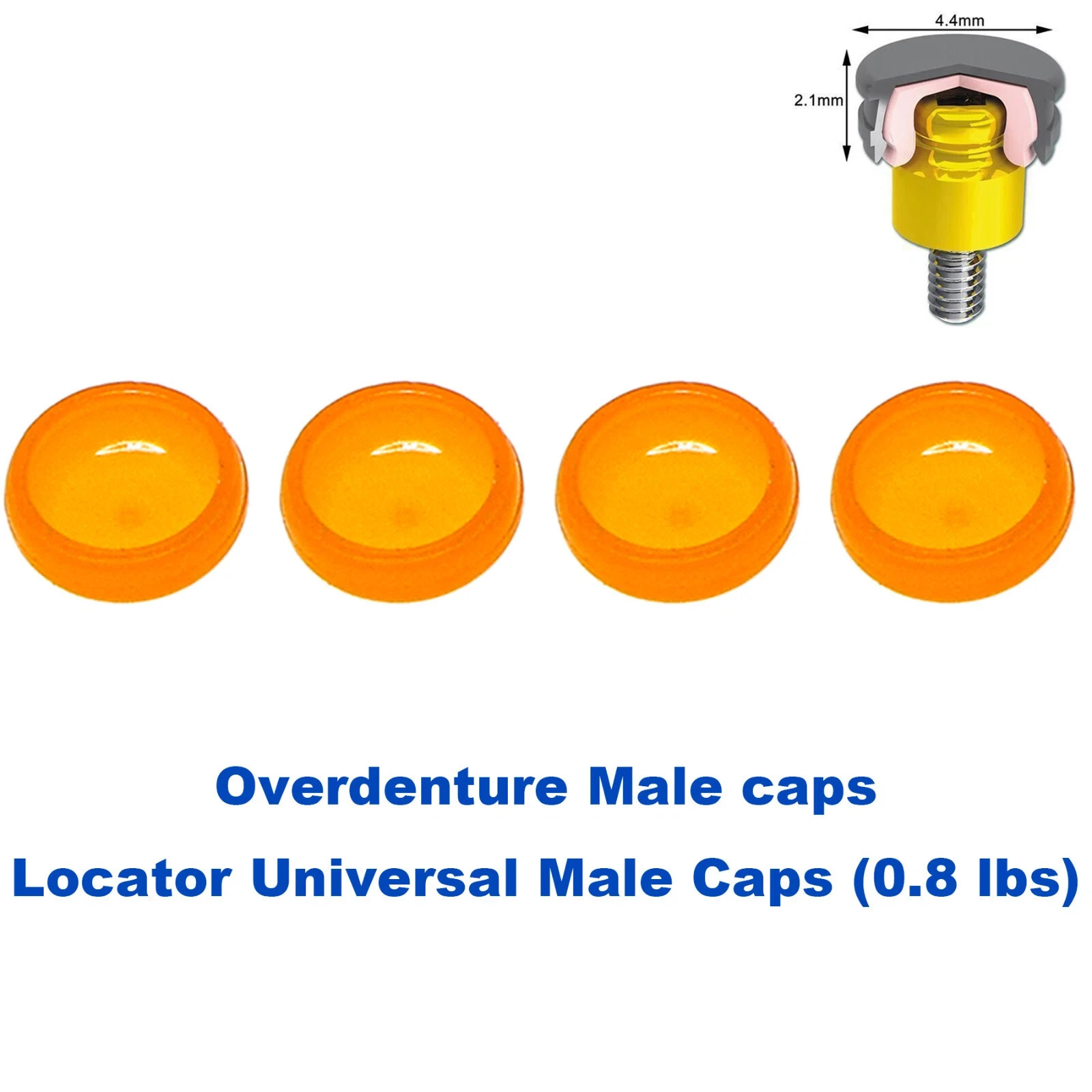 US Universal Dental Implant Retention Cap Insertion Extraction Locator Core Tool