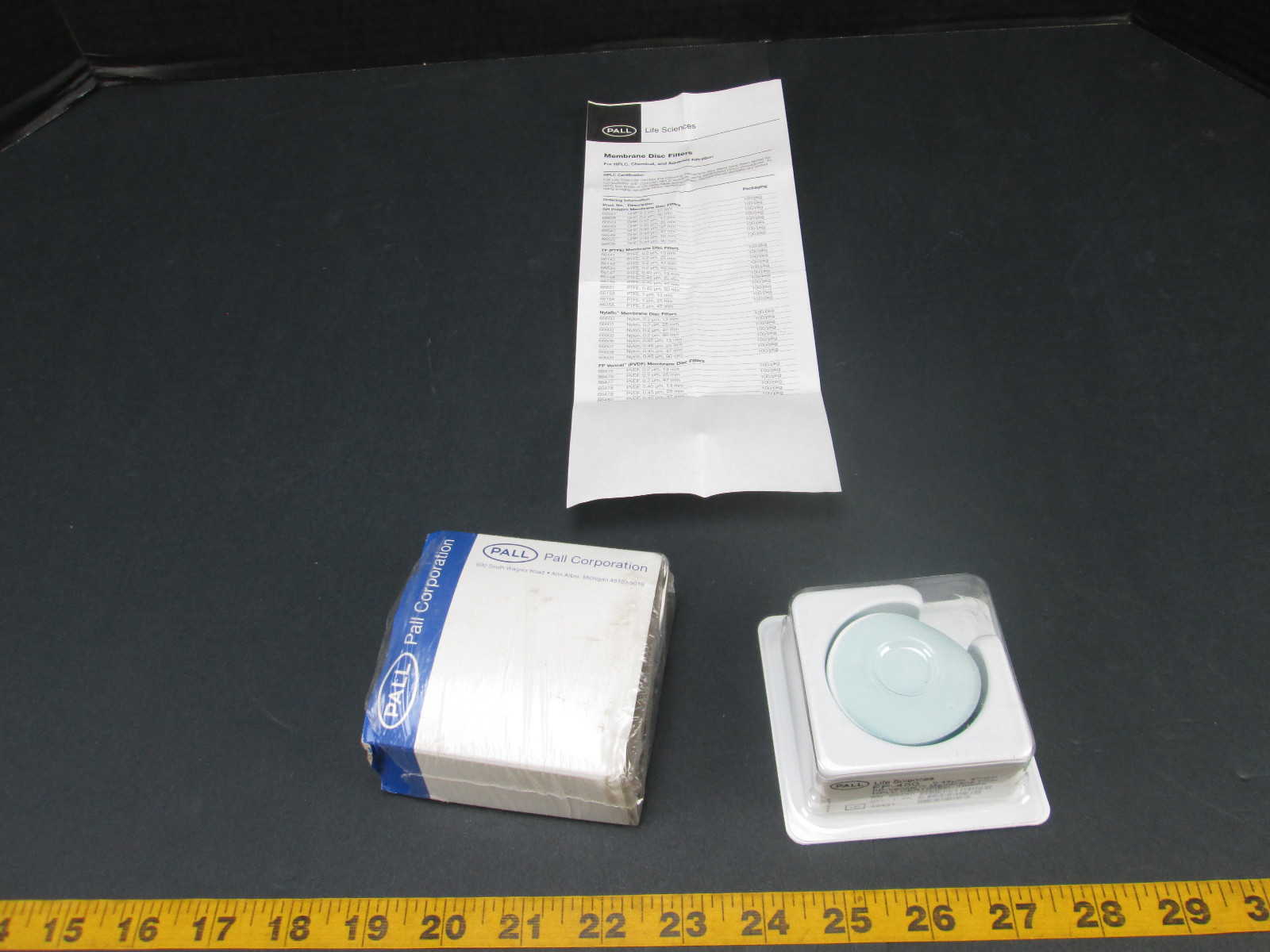 Pall corporation life sciences membrane disk 100 pack 66480 SKU A T