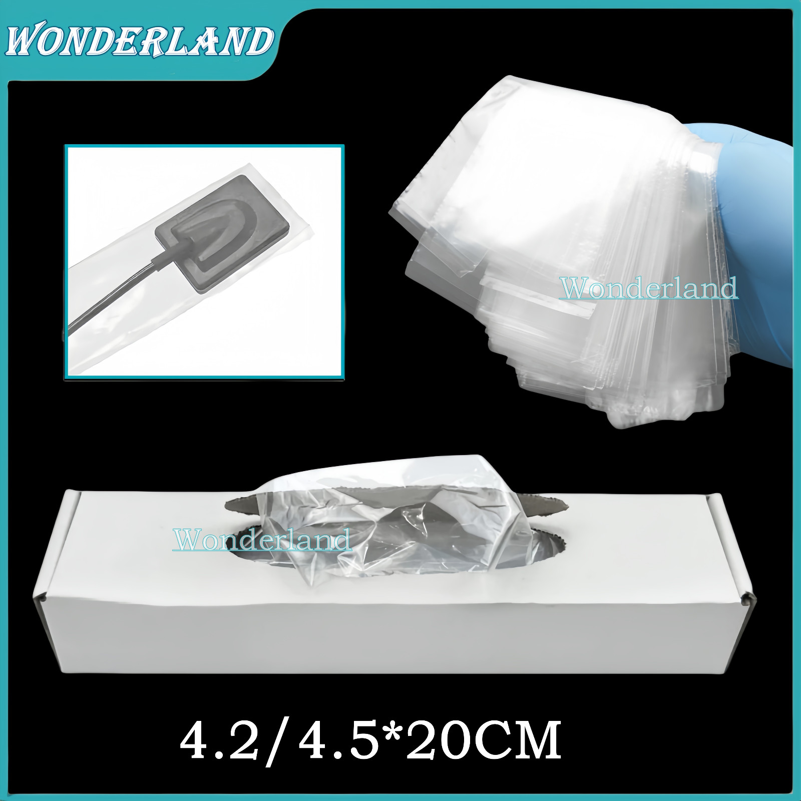 Dental Disposable Plastic Digital X-ray Sensor Sleeve Cover Barrier Sleeves