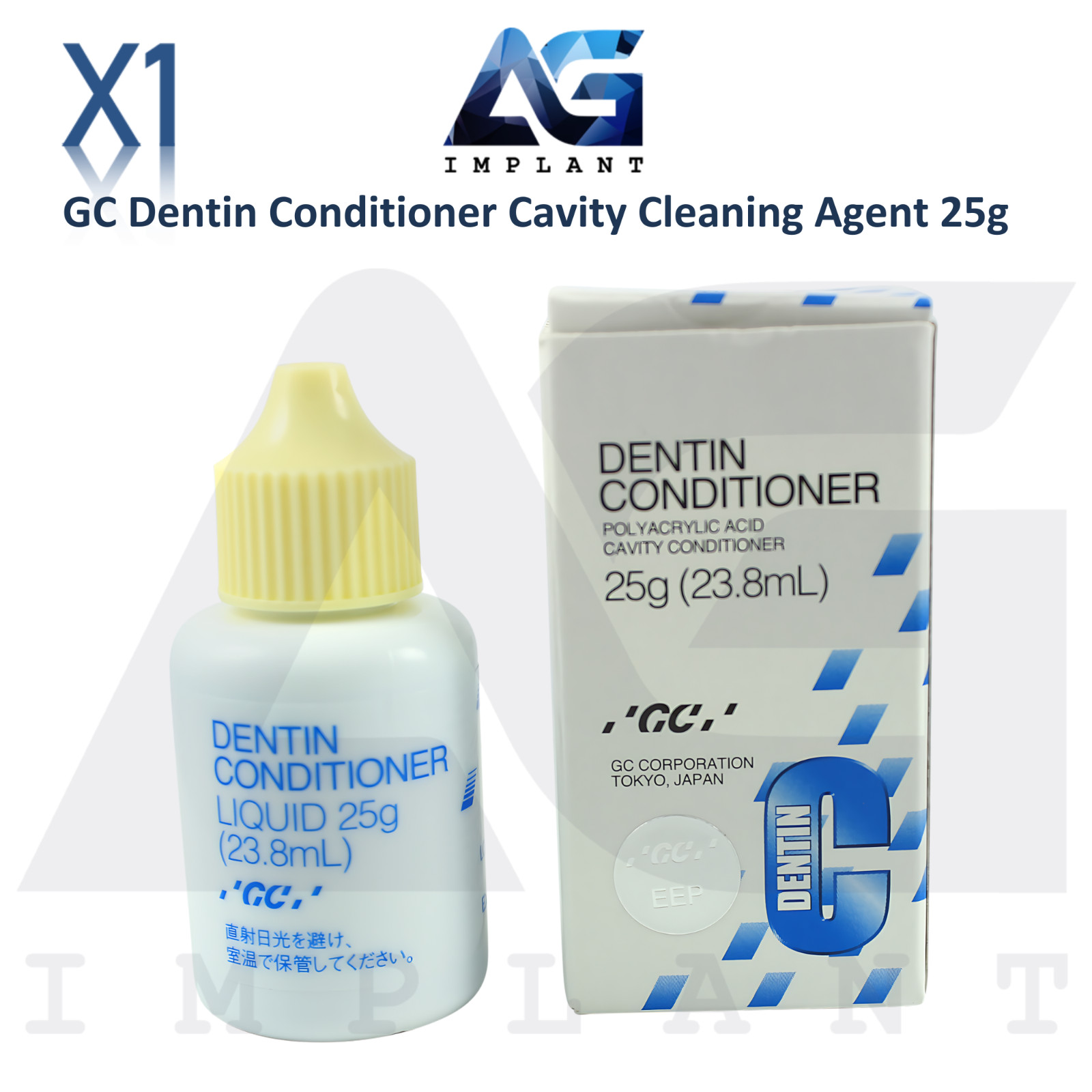 Dentin Conditioner Cavity Cleaning Agent 25g Marginal Seal Dental Restoration