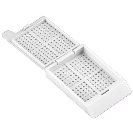 Zoro Select 21Rk93 Embedding Cassette, White, 1.62 In H, Pk500, 21Rk93
