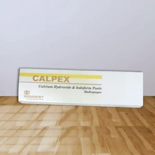 Ammdent Calpex Calcium Hydroxide with Iodoform Paste Radiopaque 2gm Syring