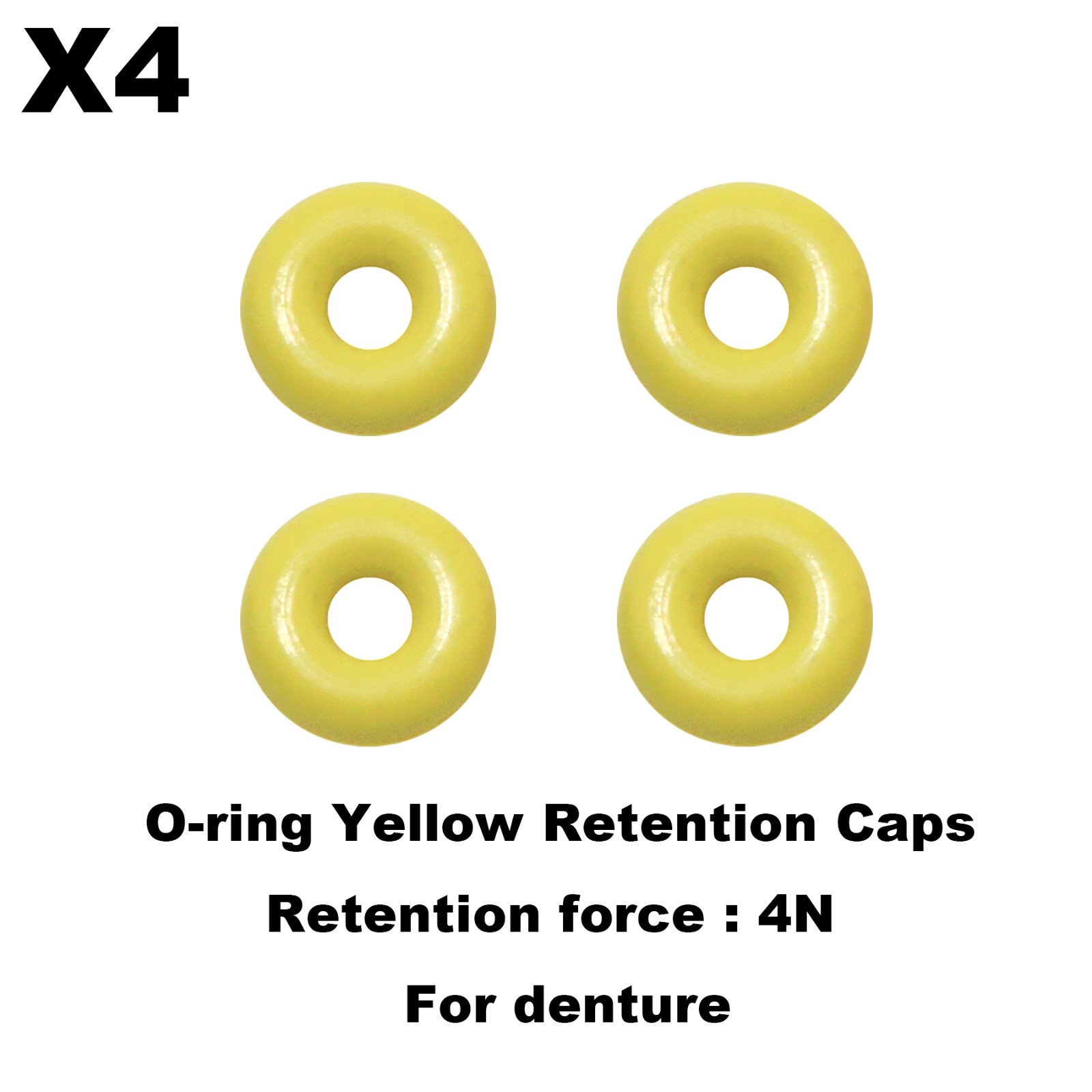 Dental O-ring Retention Caps Implant Kit Fits Ball Abutment For Hiossen Osstem