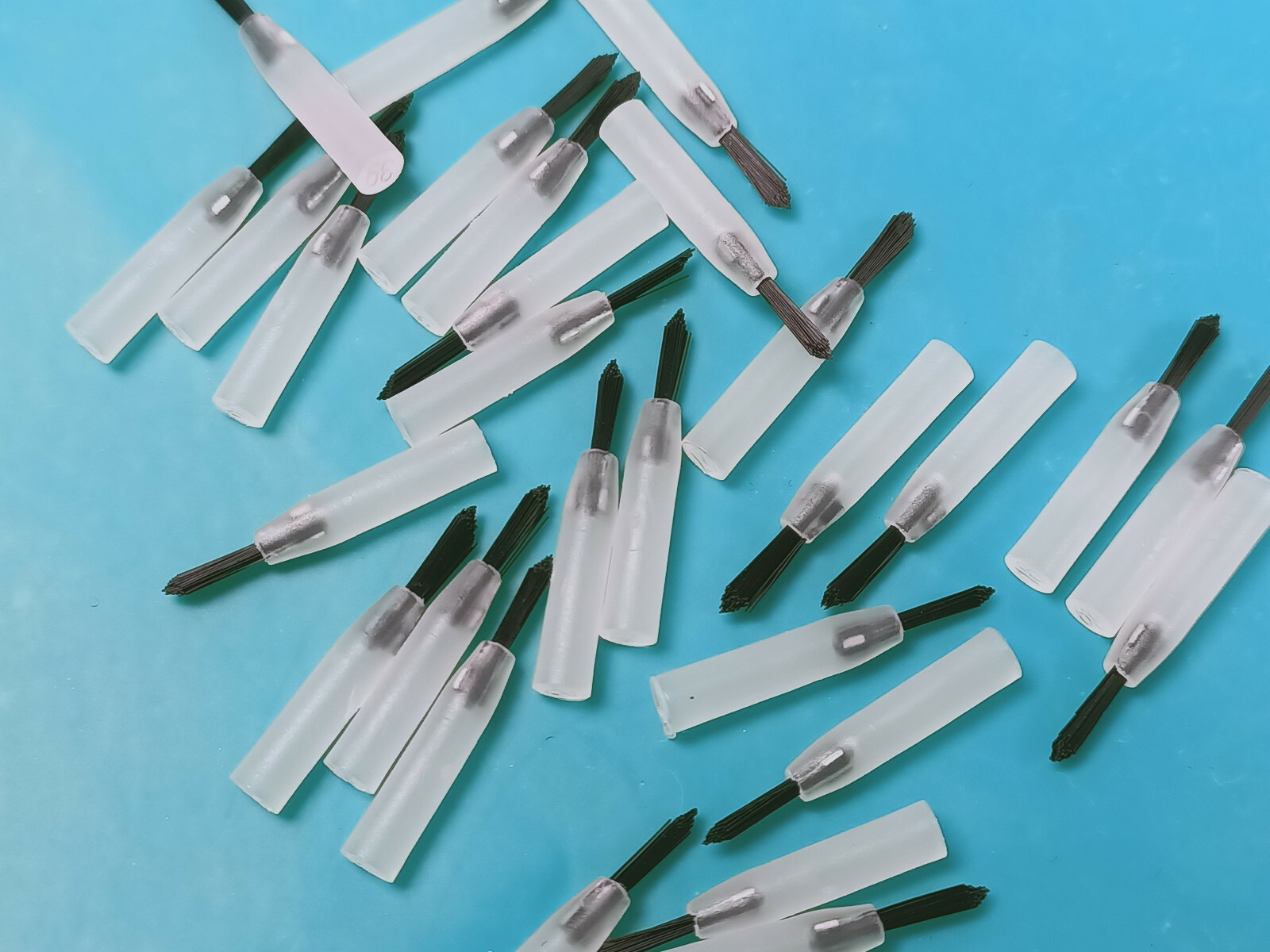 Dental Mini Brush Tips Bond Etch Applicator Micro Adhesive Brushes Free Handle