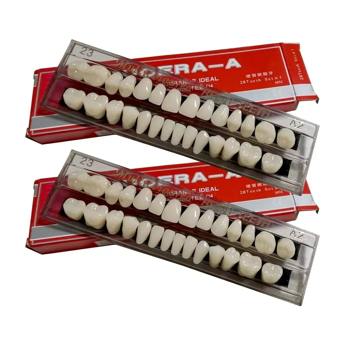 28Pcs/Set Laboratory Dental Temporary Acrylic Resin Denture Full Set False Teeth