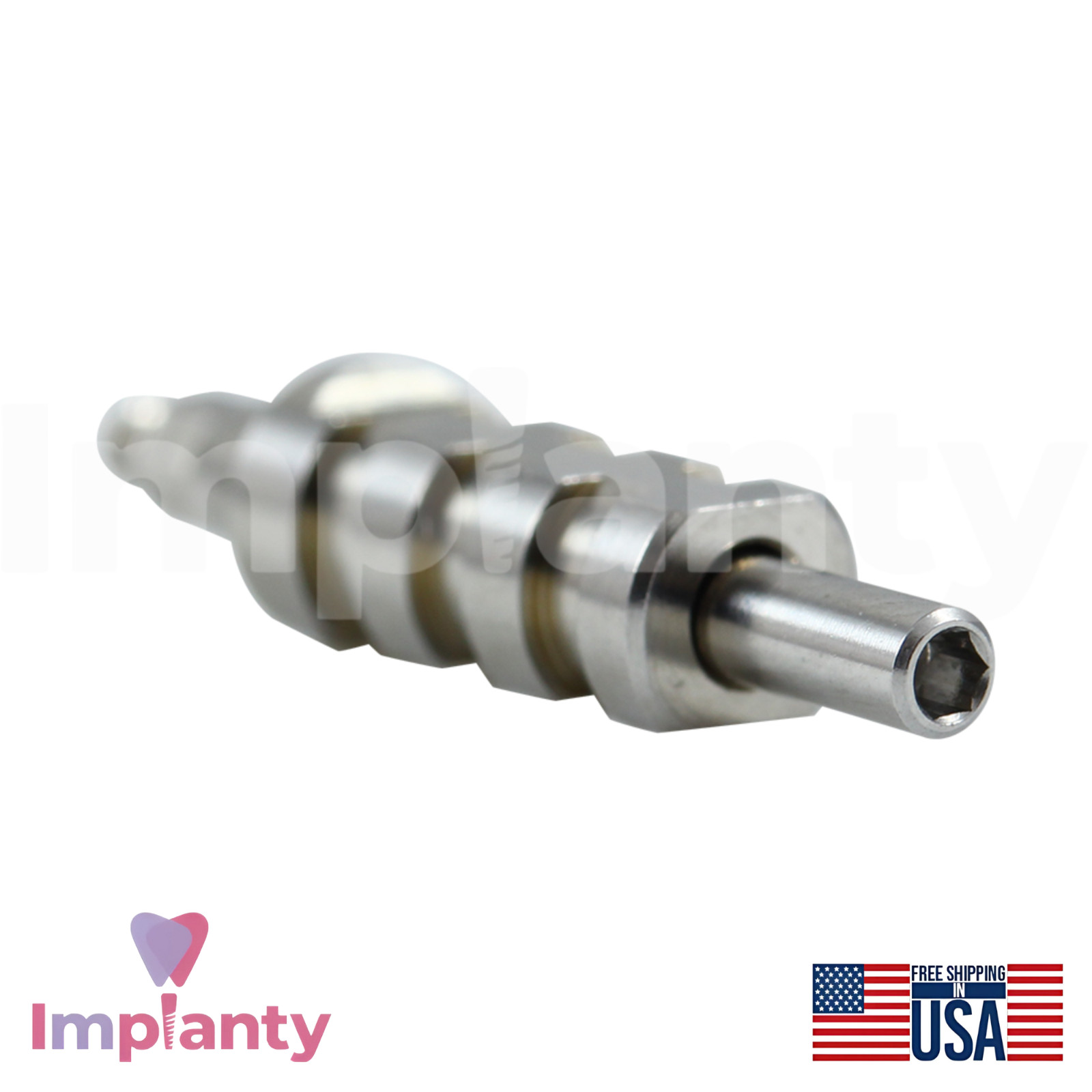 GDT Conical Hex 2.25mm Connection Titanium Dental Fixture Set NP Ø3.5mm