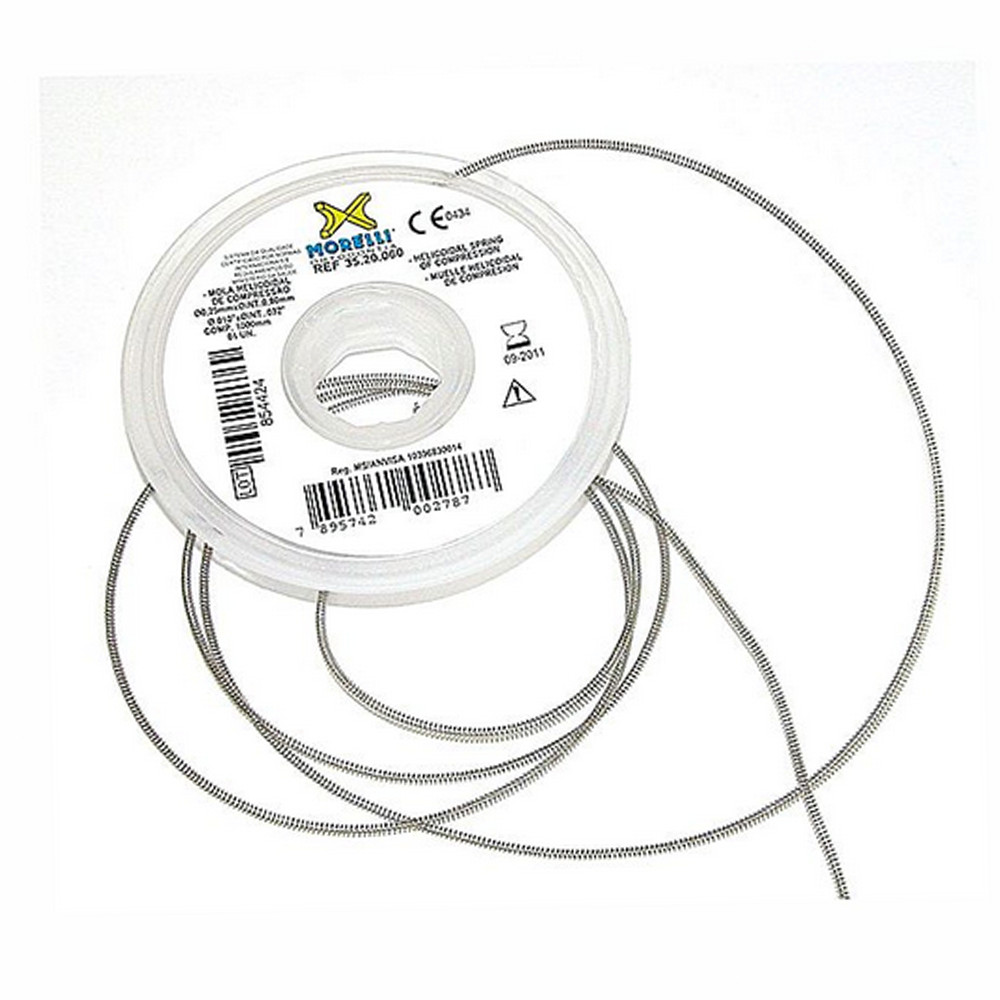 1pcs Dental Morelli Orthodontic CrNi Open Coil Spring Roll