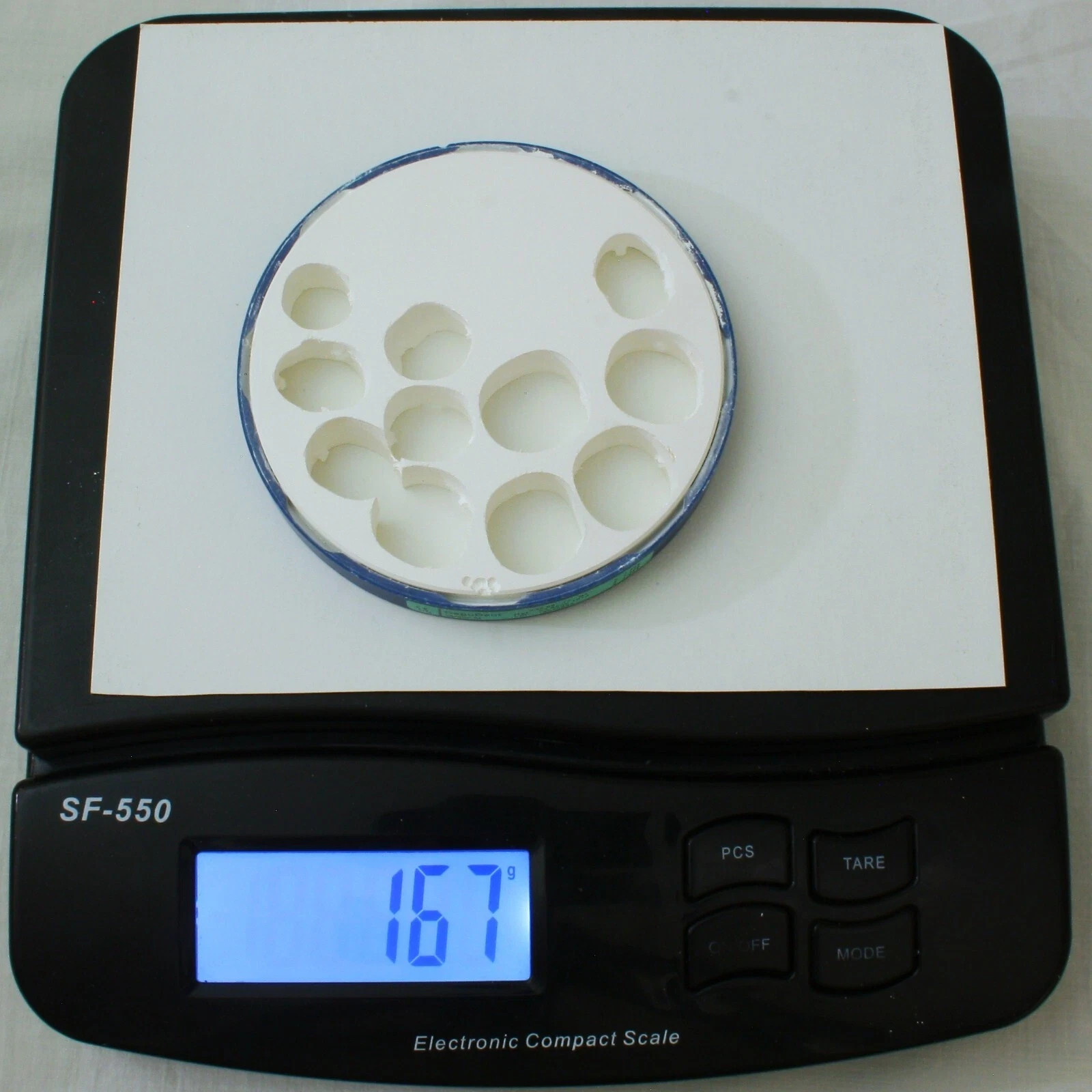 Used Dentsply DeguDent Cercon ht Zirconia Disc Blank 98×12 mm 12-B3 Use by 2023