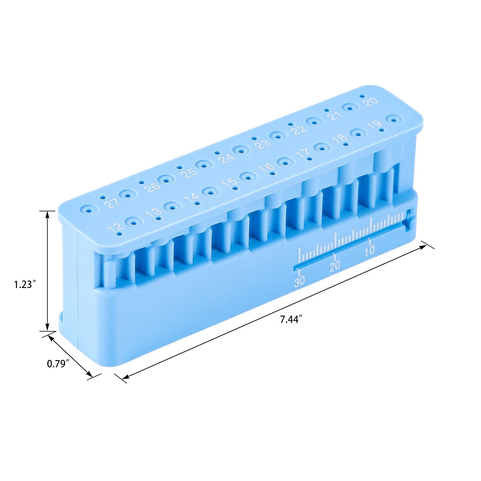 New Dental Endo Measuring Block Endodontic File Holder Ruler Autoclavable