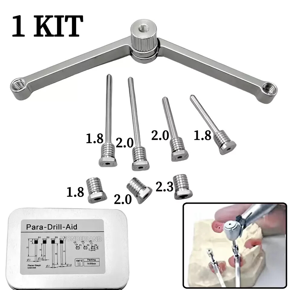 Dental Parallel Para Drill Aid Implant Position Sleeves Pilot Guide Pins Locator