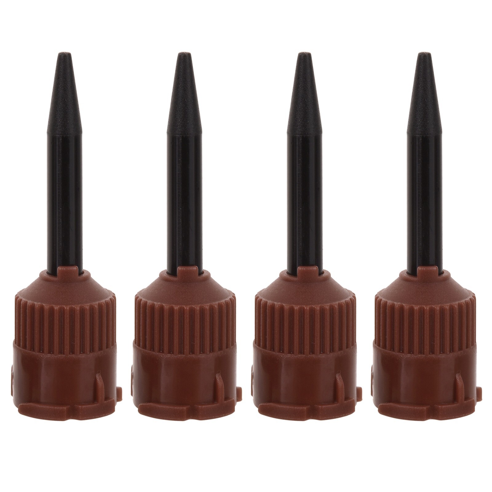 100 Dental HP Mixing Tips For E.T.C. & Retrieve Cements Brown/Black 1:1