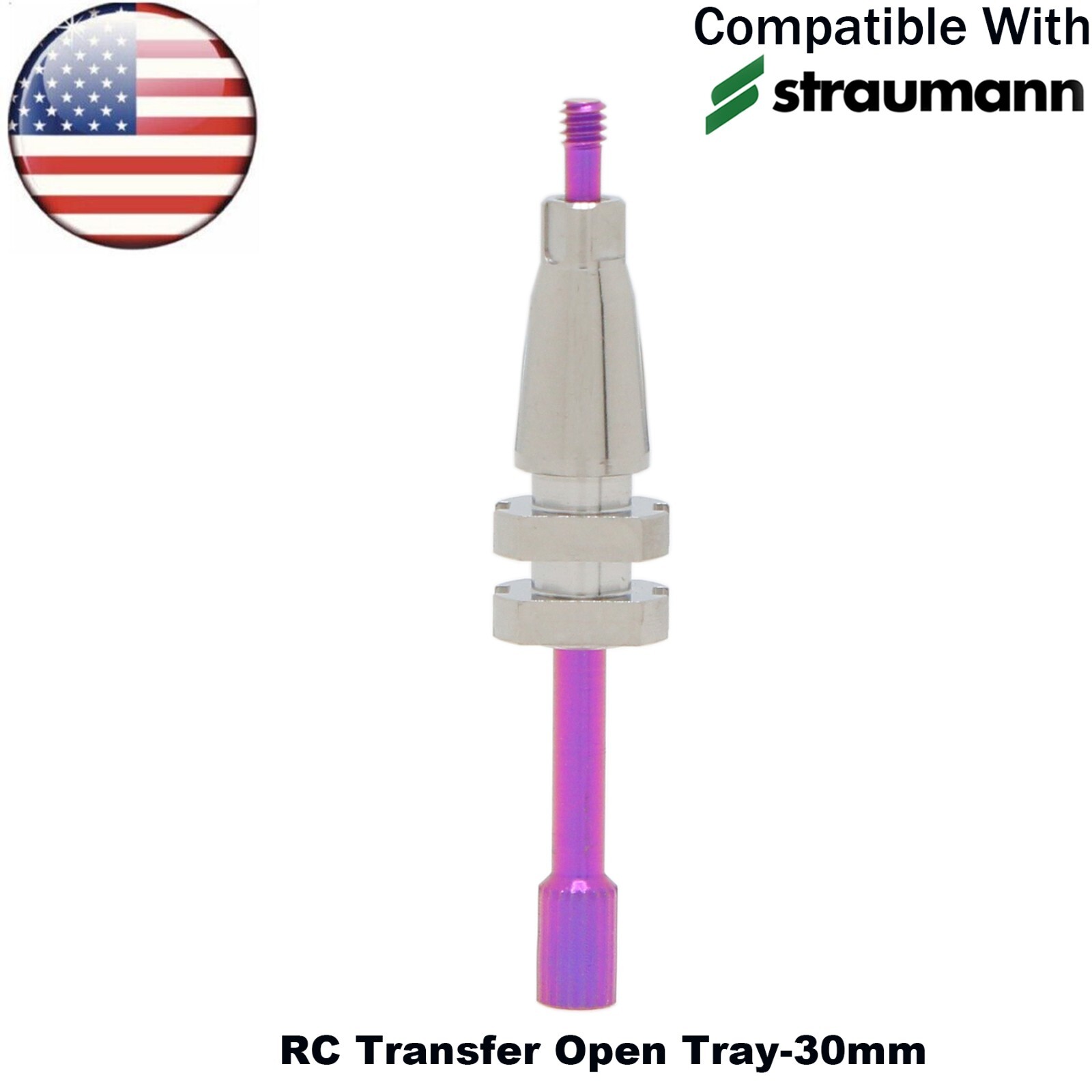 US Impression Coping Transfer For Straumann ITI Implant Open Closed Tray NC RC