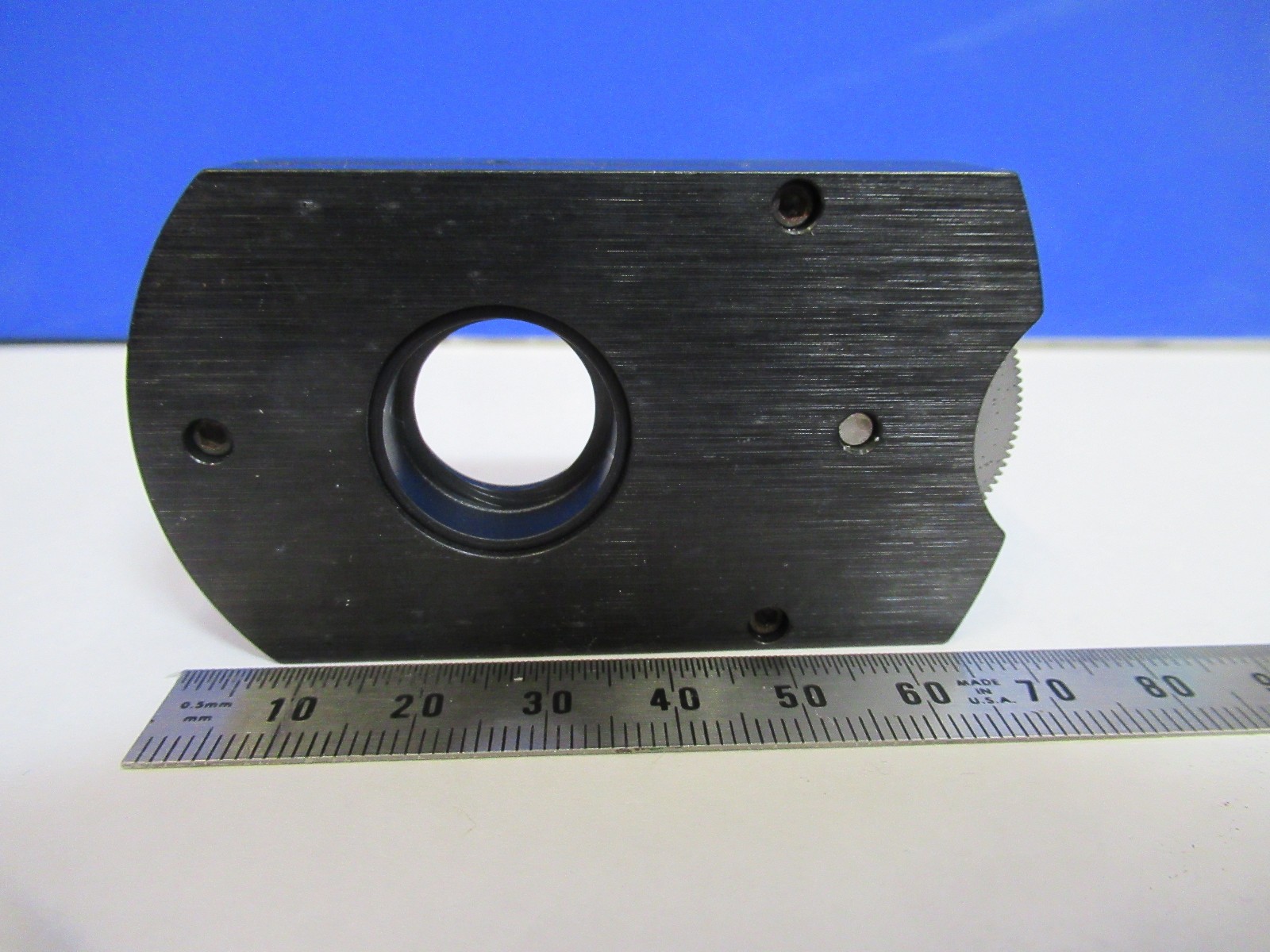 SLIDE MICROSCOPE PART IRIS DIAPHRAGM OPTICS AS PICTURED V1-A-77