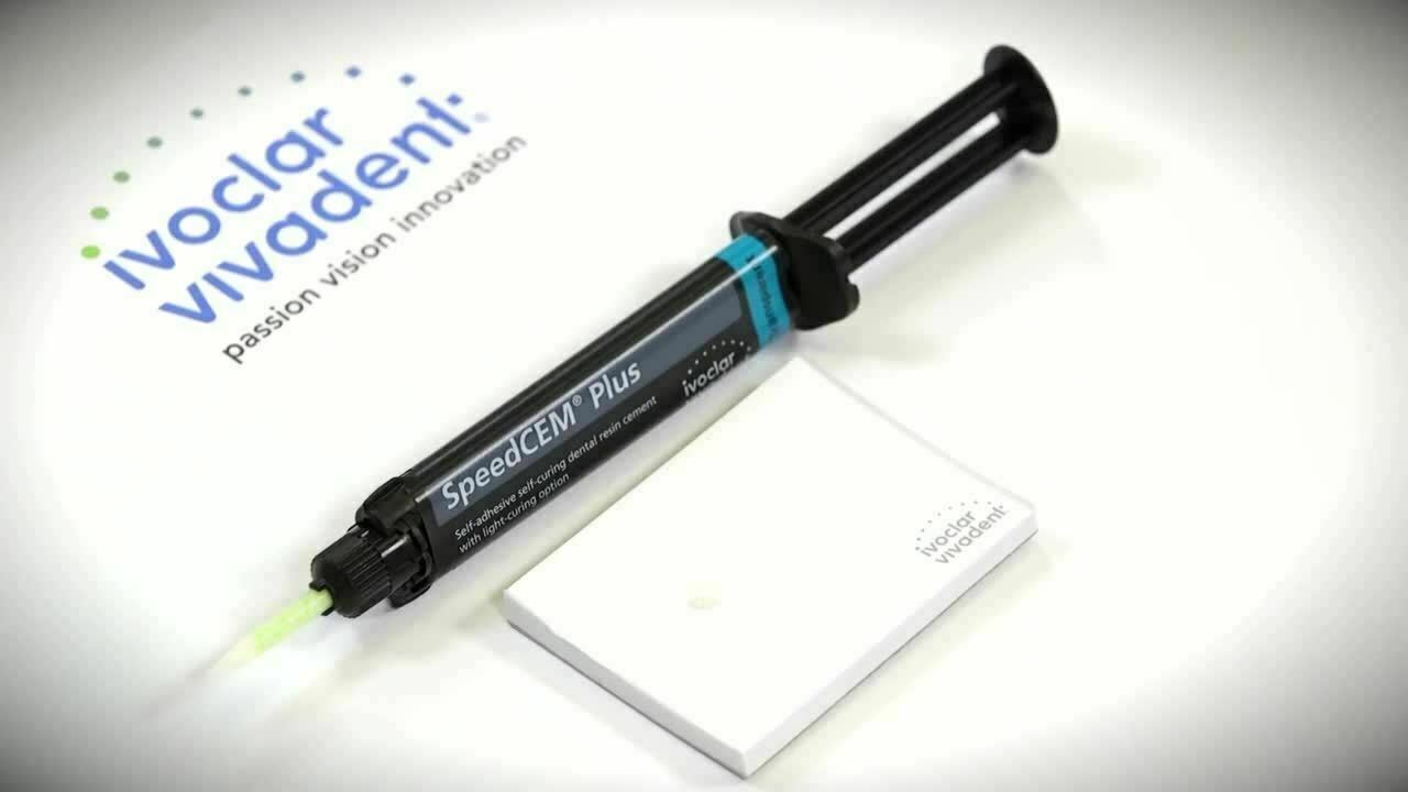 Ivoclar Speedcem Plus Self-Adhesive Self-Curing Resin Cement 9gm TR Shade