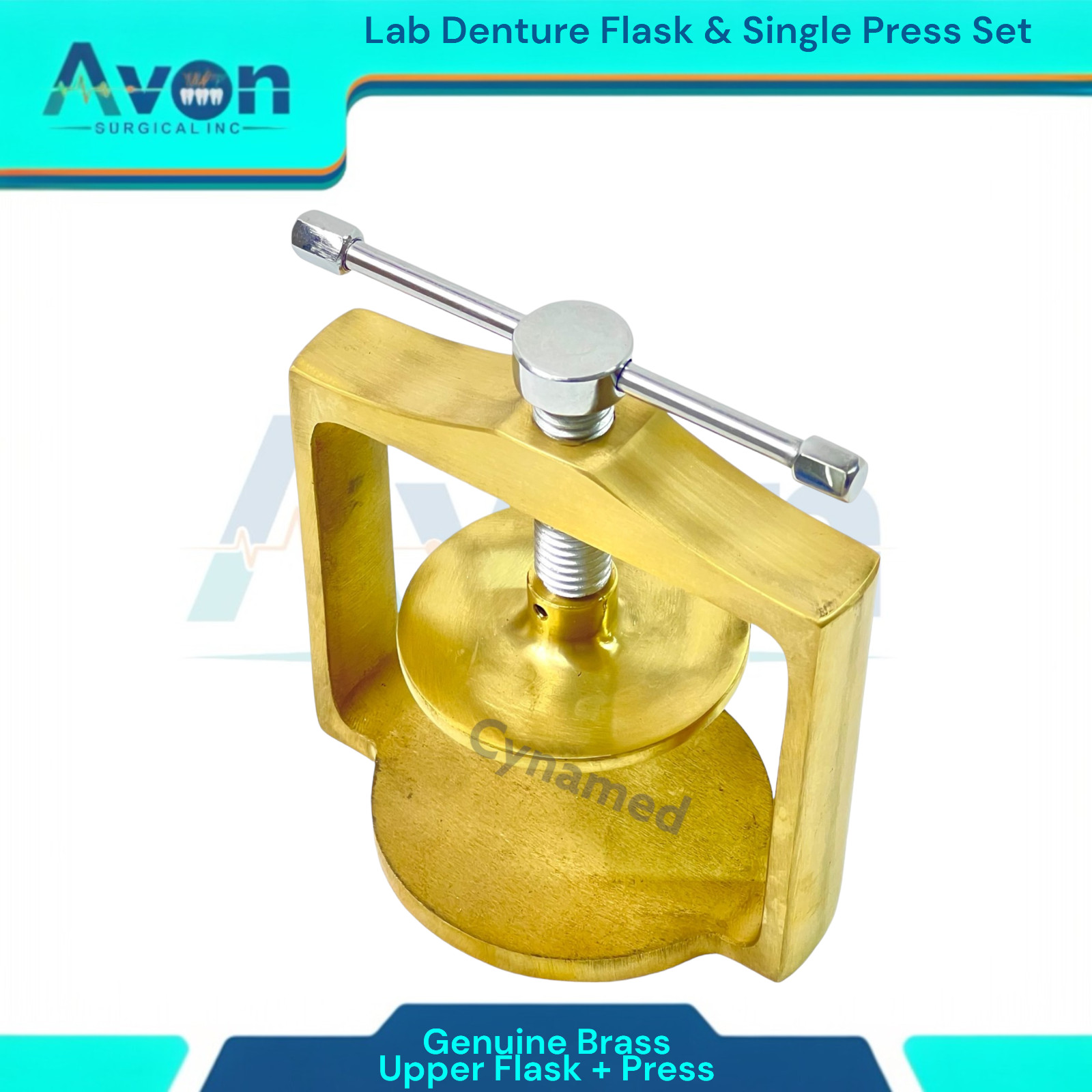 2 Pack | Single Denture Flask Press + Upper Flask – Lab Dental Partial Work