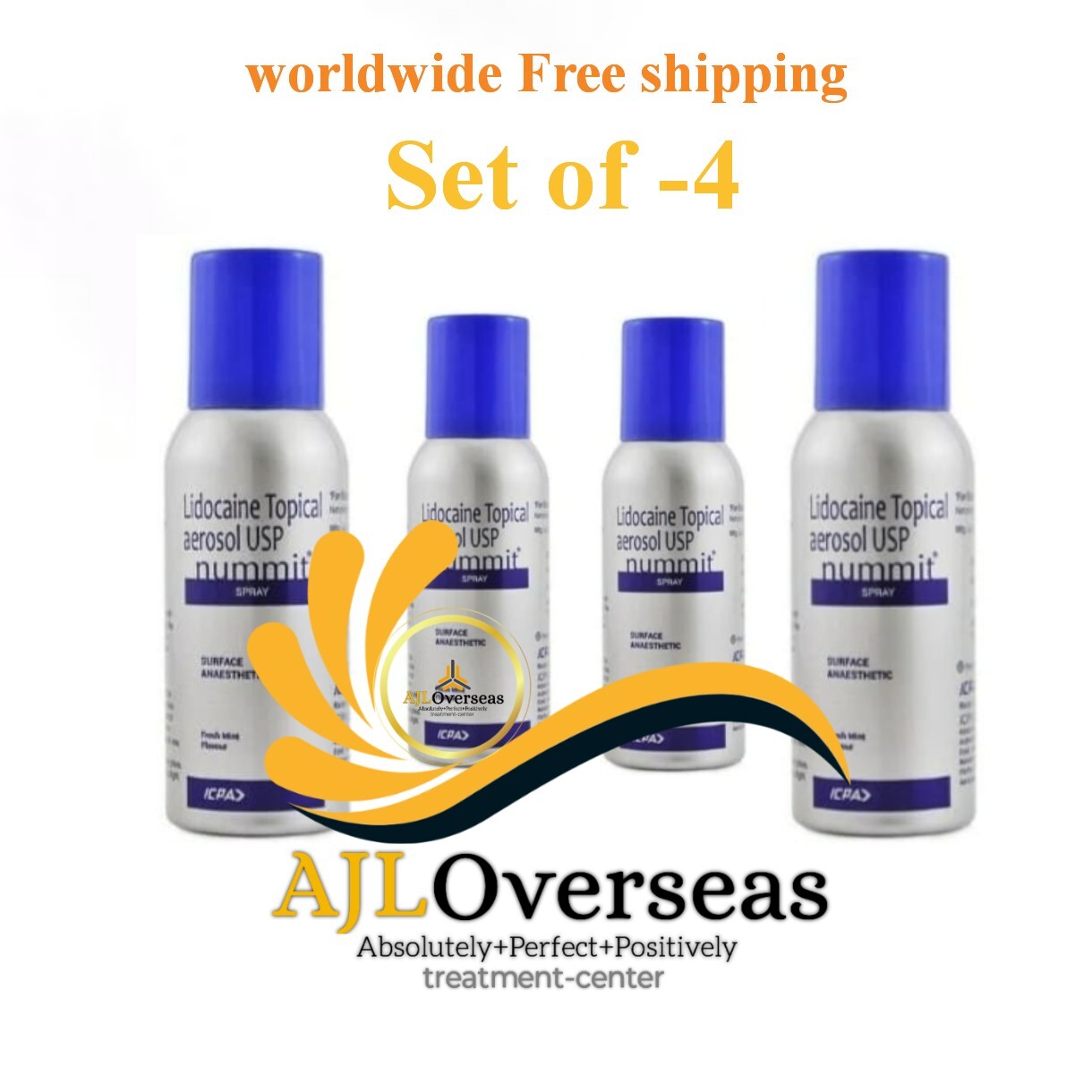 New Dental 100gm NUMMIT S@ray Set of -4 Free Shipping