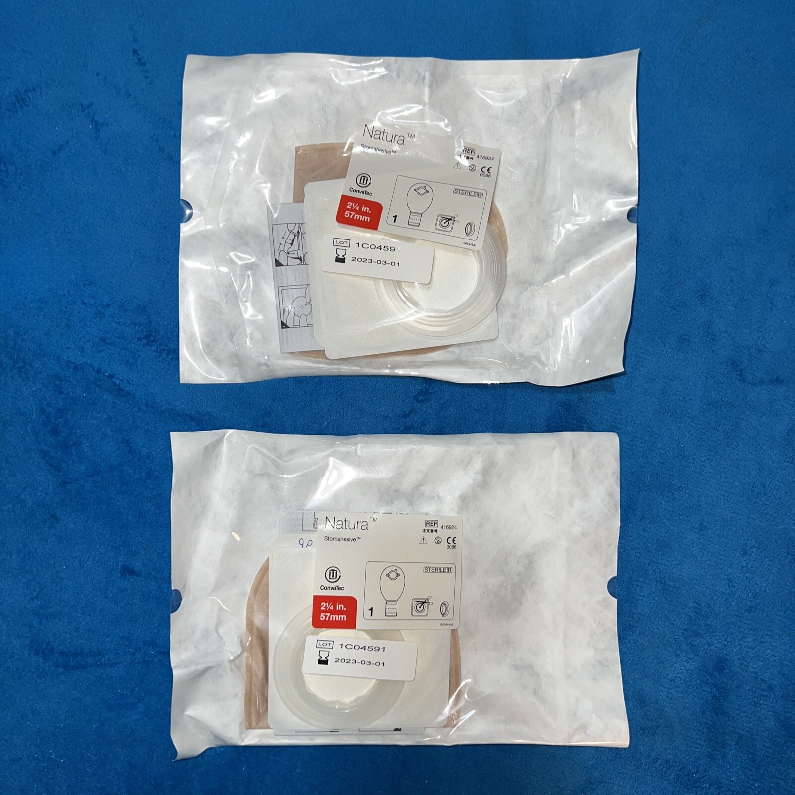 Lot of 2 Convatec Natura Stomahesive, 416924 Exp. 03-2023 NEW/SEALED! SHIPS FREE