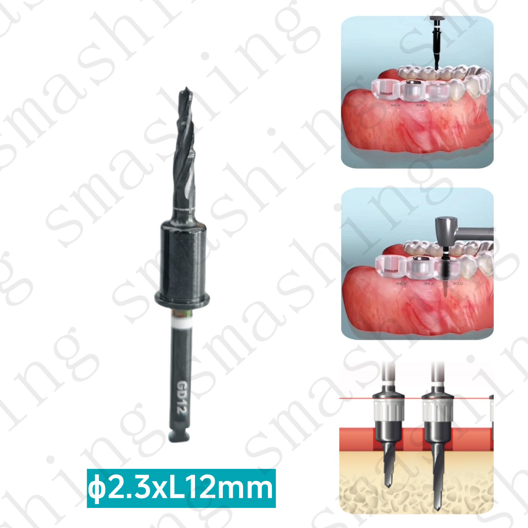 Conical Stopper Drills Initial Guide Drill GD Implant Guided Digital Full Kit