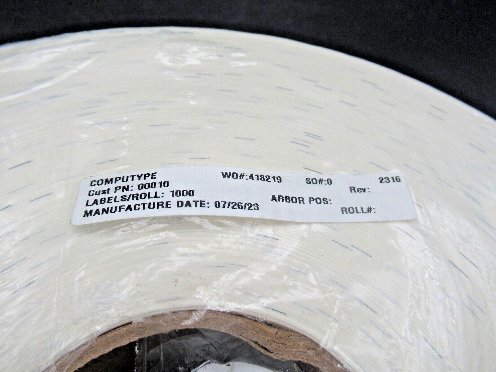 Thermo Scientific Computype Inc 3.2″ x 10 Thermal Labels 1000 Count 00010 *NEW*