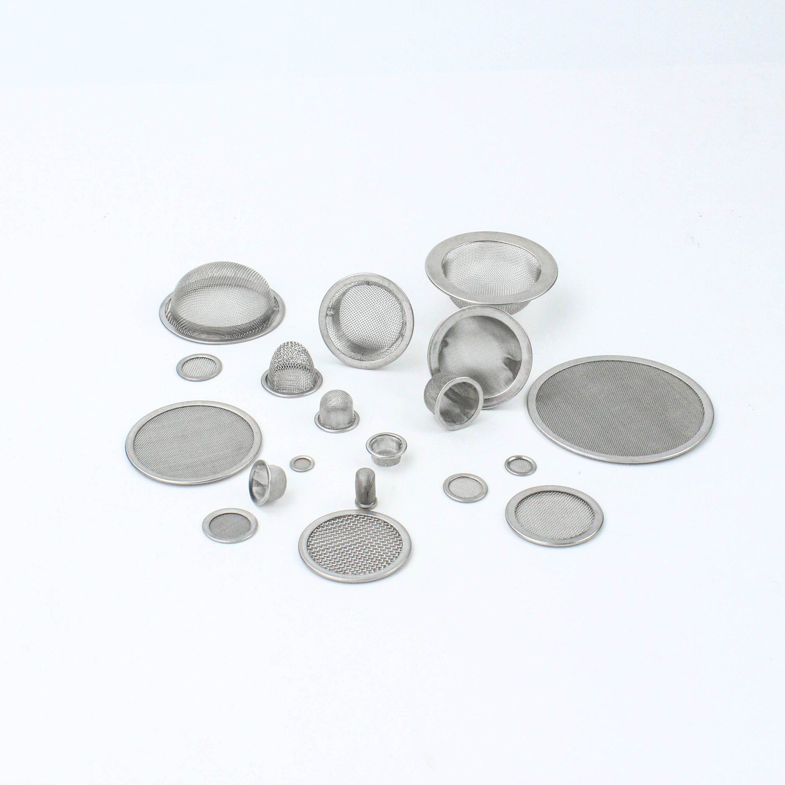 304 Stainless Steel Mesh Filter Disc Round Shape Wire Mesh Screen Various Size
