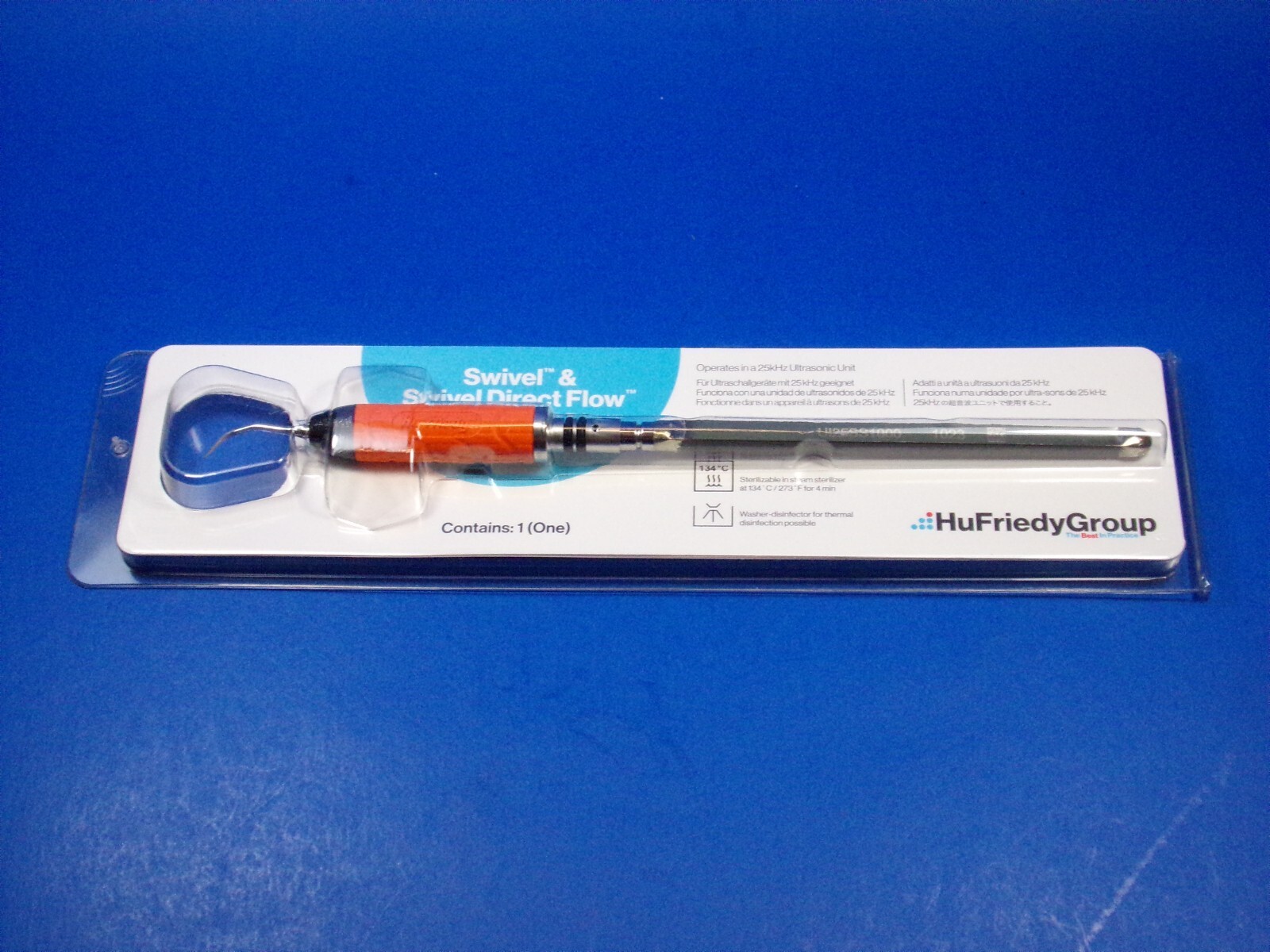 Dental #1000 Triple Bend Satin Swivel Ultrasonic Insert UI25SS1000 HU FRIEDY