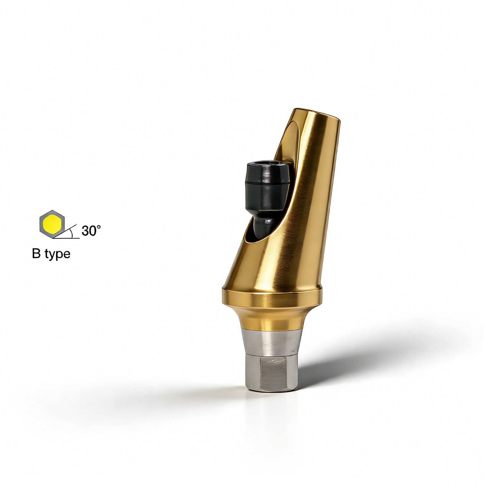 Hiossen ET Dental Angulated 17º Abutment Cement/combination retained prosthesis