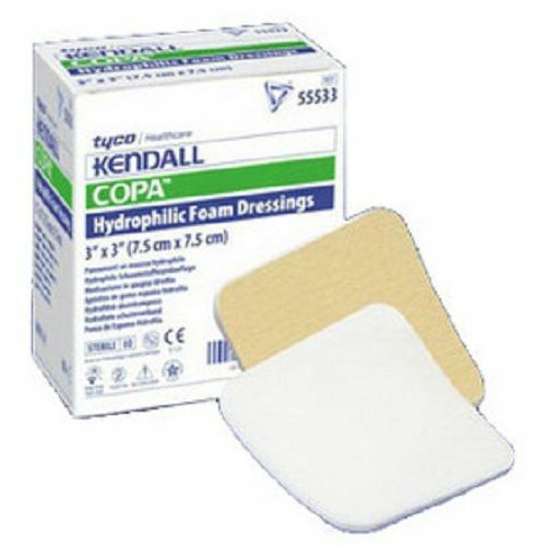 Kendall Hydrophilic Foam Dressing 4X4in Nonadhesive 55544 – 10/Box, 4 Pack
