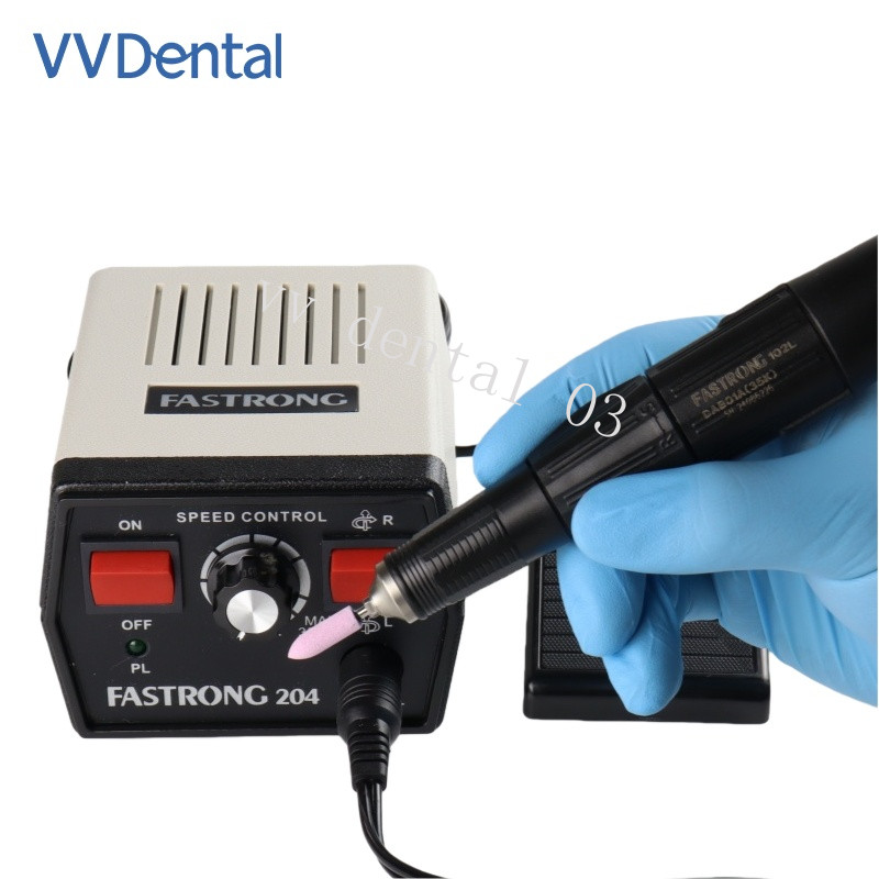 Portable Dental Micromotor Strong Micro Motor Handpiece 50/60Hz FASTRONG 204