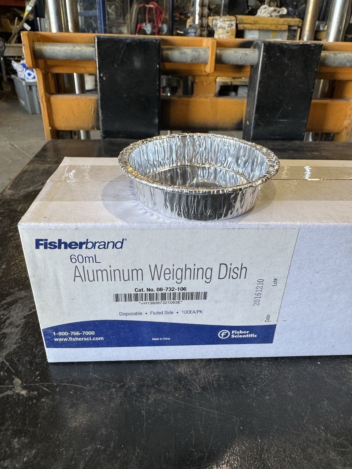 Fisherbrand 08-732-106 Disposable Aluminum Weighing/Drying Pans 60 mL