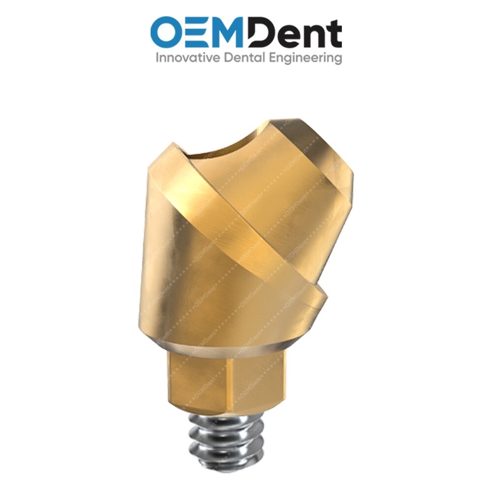 Angulated Multi Unit 1.6 Abutment 45° Paltop® Compatible Int Hex Connection