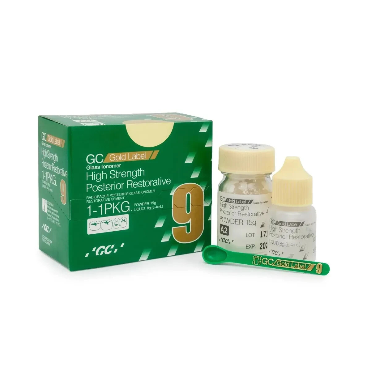 GC Gold Label 9 Posterior Restorative GIC Pack of 3 Free Shipping