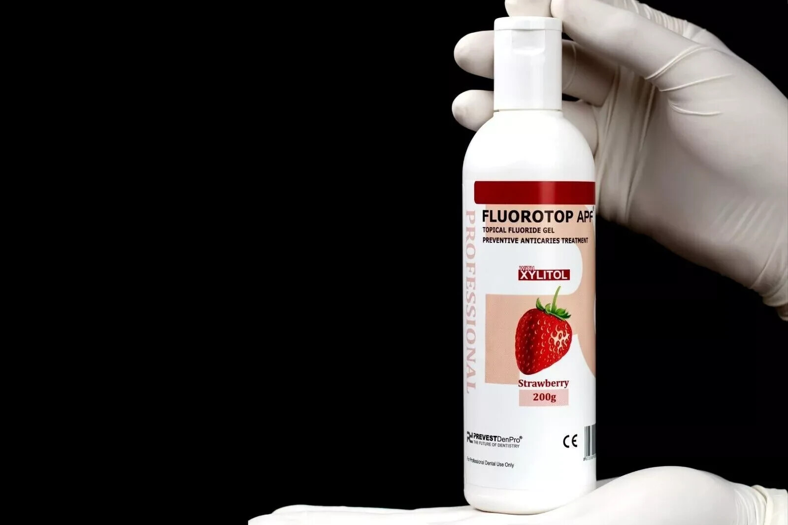 Dental Fluorotop APF Topical Fluoride Gel 200g Bottle STRAWBERRY K.