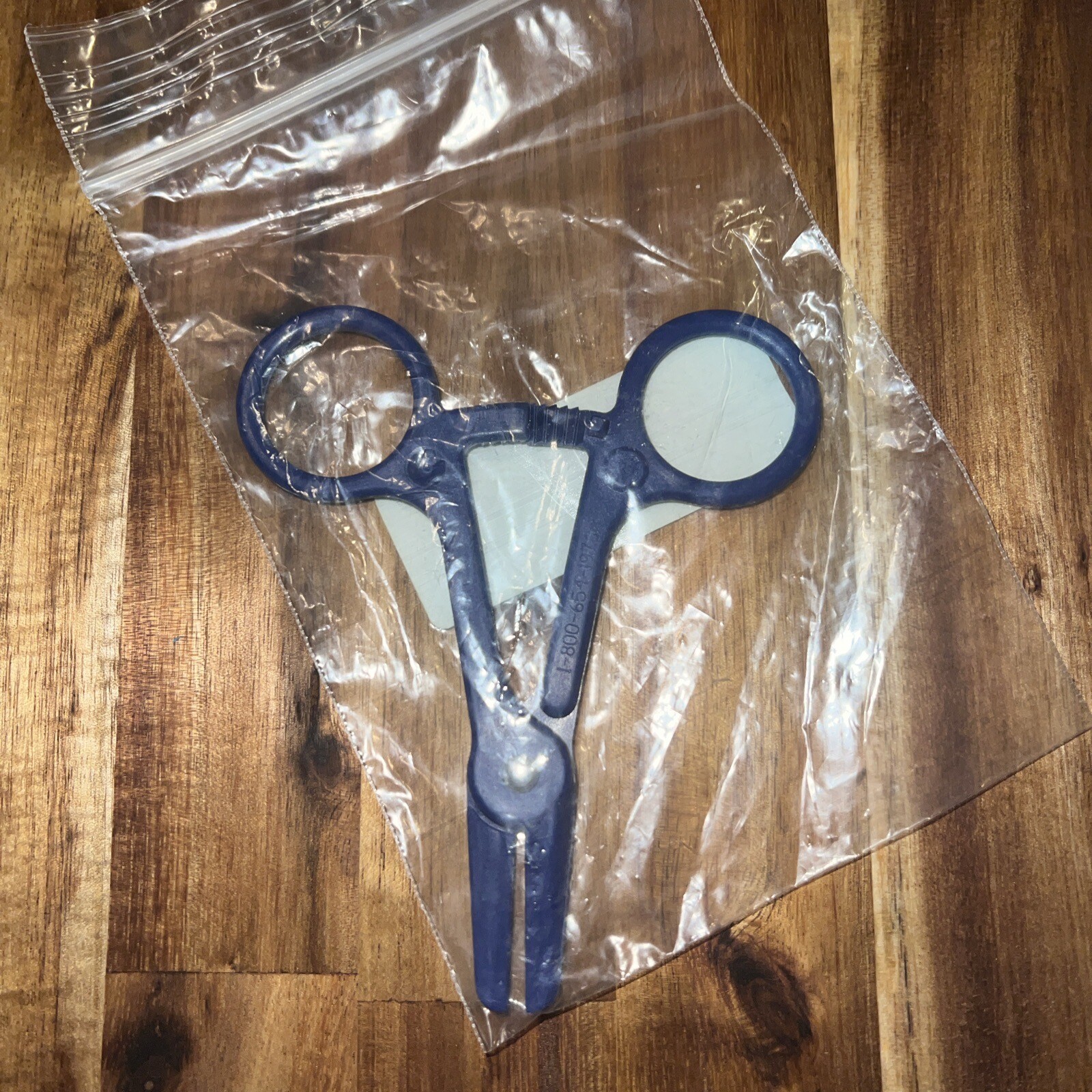 3G Navy Blue Dravon Plastic Occluding Tube Clamp (Hemostat)